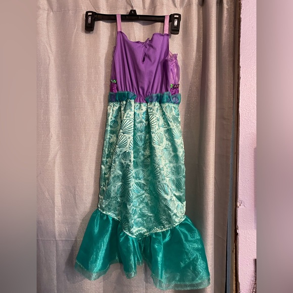 Disney Enchanting Ariel Purple and Green Mermaid Costume for Halloween - Picture 3 of 7